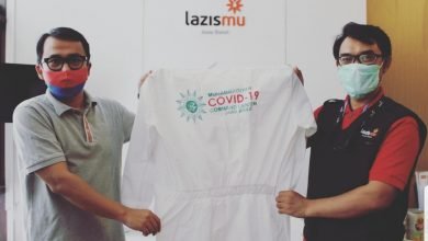 Pemuda Muhammadiyah Donasi APD melalui Lazismu Jawa Barat