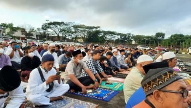 Ribuan Jamaah Memadati Salat Idul Adha 1443 H yang Diselenggarakan PDM Kota Tasikmalaya Sampai Membludak