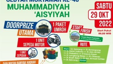 Meriahkan Muktamar, PWM dan PWA Jabar Akan Menyelenggarakan Jalan Sehat Meriahkan Muktamar, PWM dan PWA Jabar Akan Menyelenggarakan Jalan Sehat