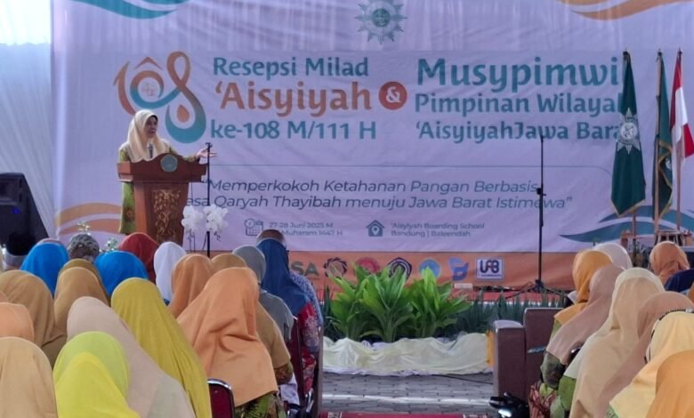 Resepsi Milad ke-108 dan Musypimwil Aisyiyah Jawa Barat: Teguhkan Ketahanan Pangan Berbasis Qaryah Thayyibah Resepsi Milad ke-108 dan Musypimwil Aisyiyah Jawa Barat: Teguhkan Ketahanan Pangan Berbasis Qaryah Thayyibah