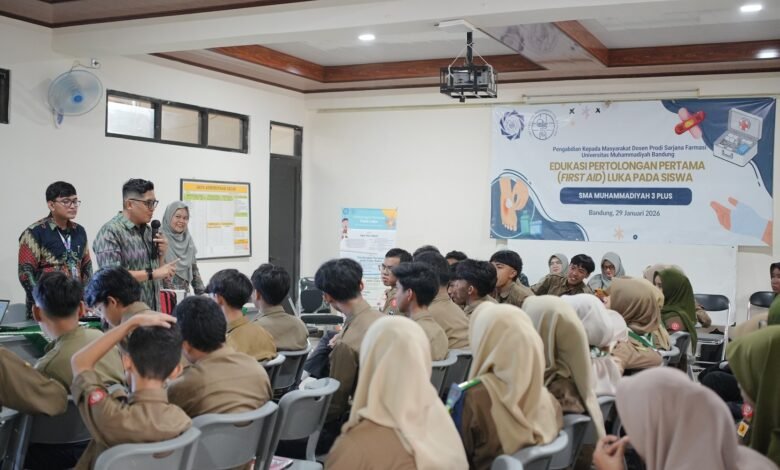 Perkuat Kesiapsiagaan Siswa, UM Bandung Gelar Edukasi Pertolongan Pertama Perkuat Kesiapsiagaan Siswa, UM Bandung Gelar Edukasi Pertolongan Pertama