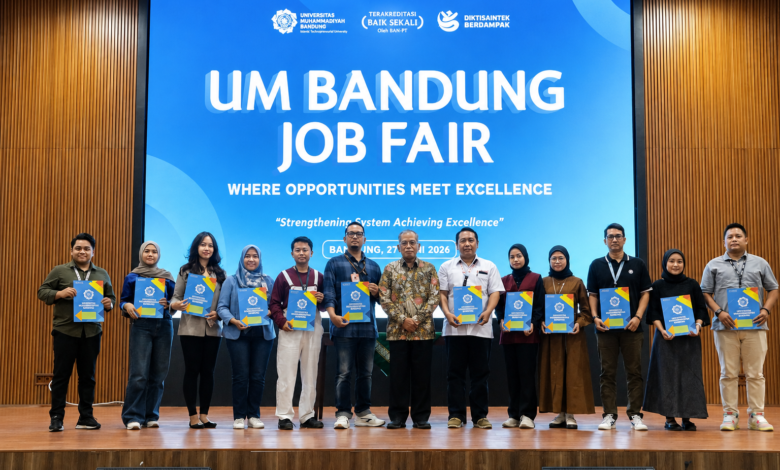Job Fair UM Bandung Perkuat Sinergi Perguruan Tinggi dan Industri Hadapi Tantangan Ketenagakerjaan Job Fair UM Bandung Perkuat Sinergi Perguruan Tinggi dan Industri Hadapi Tantangan Ketenagakerjaan